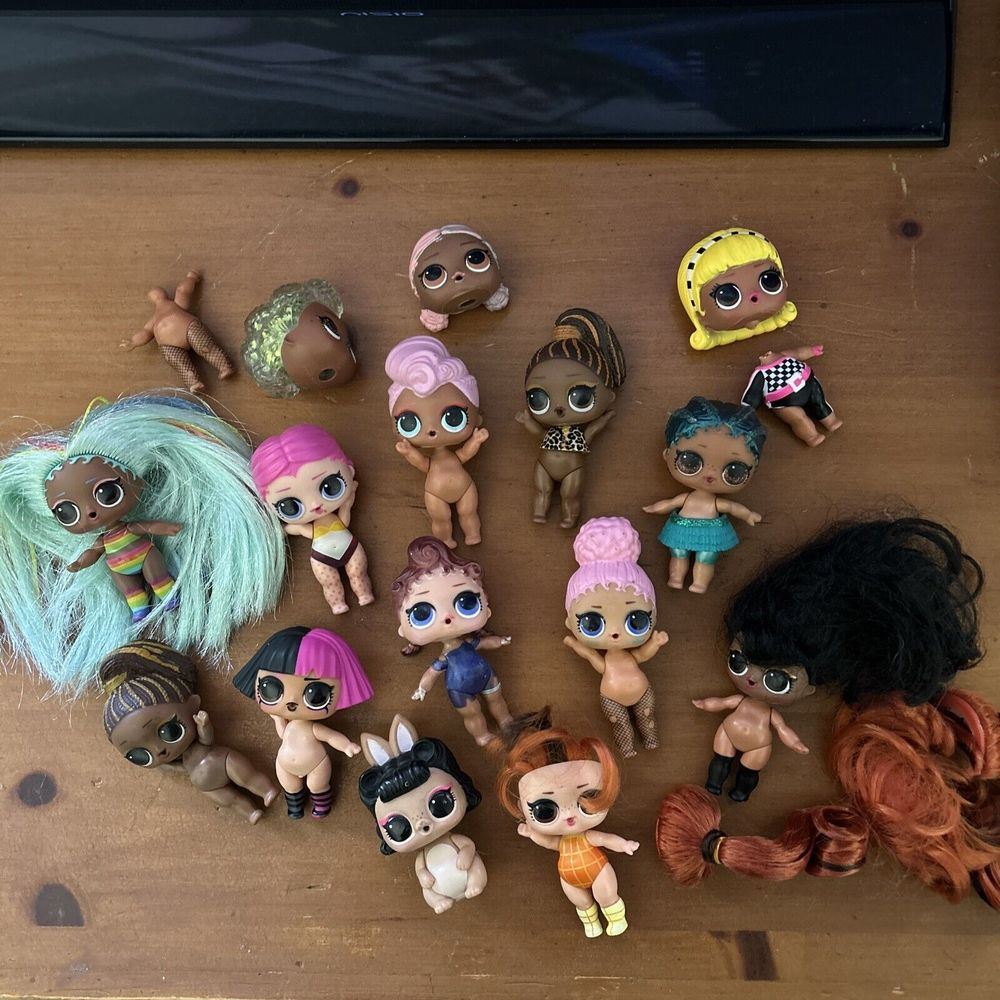 LOL Surprise Doll Dolls Lot Of 11 Plus Parts Pieces 3”